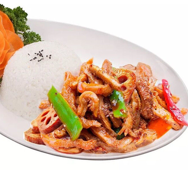 新美香冷冻料理包麻辣牛肚180克*1袋方便速食盖浇饭简餐外卖团购