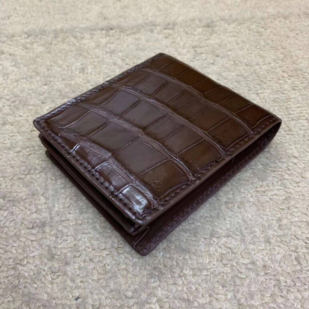 鳄鱼皮钱包男真皮正品 泰国大额优惠券