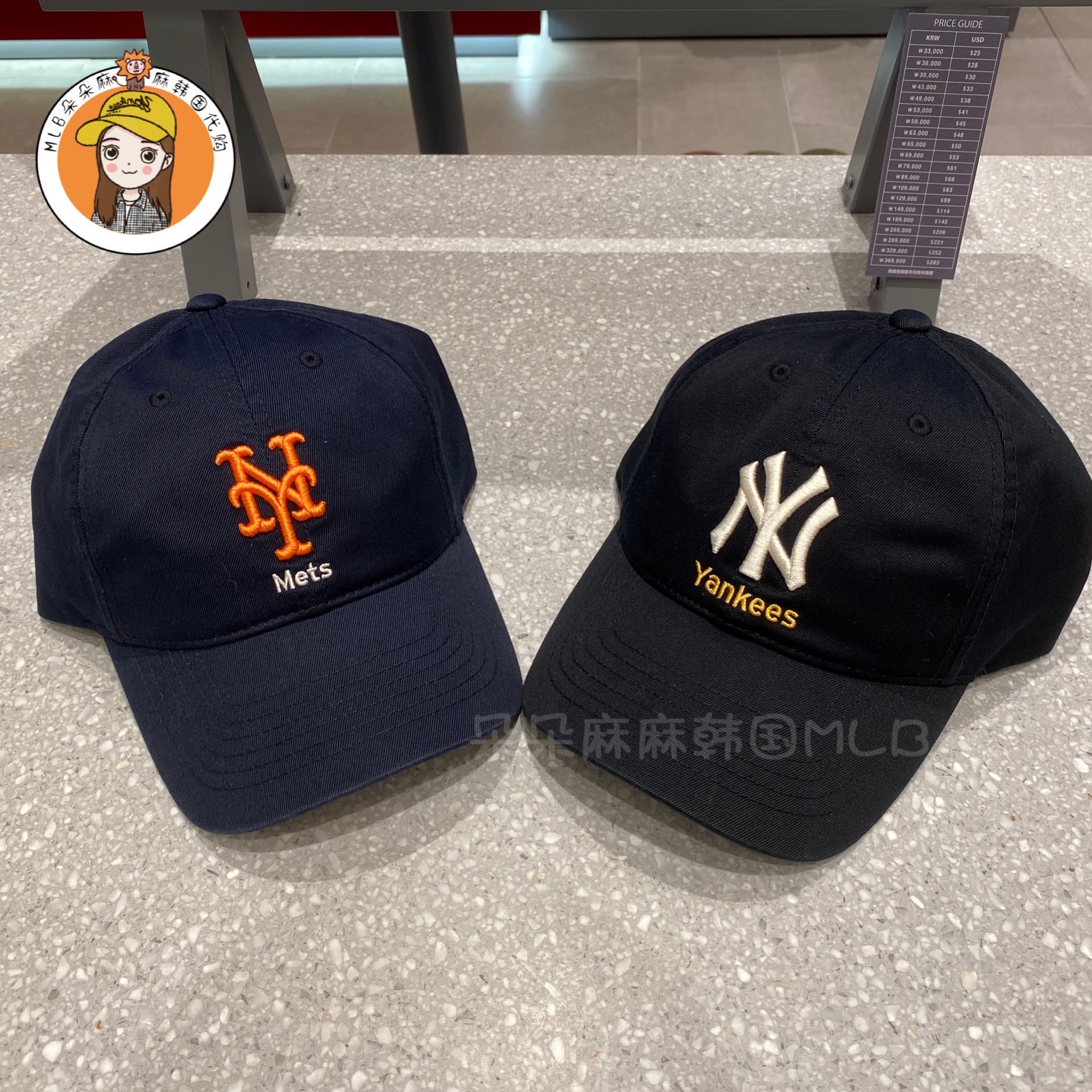 韩国mlb正品帽子2020夏季新款复古大标棒球帽洋基队鸭舌帽情侣