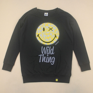 断码清仓smiley笑脸少男少女t恤