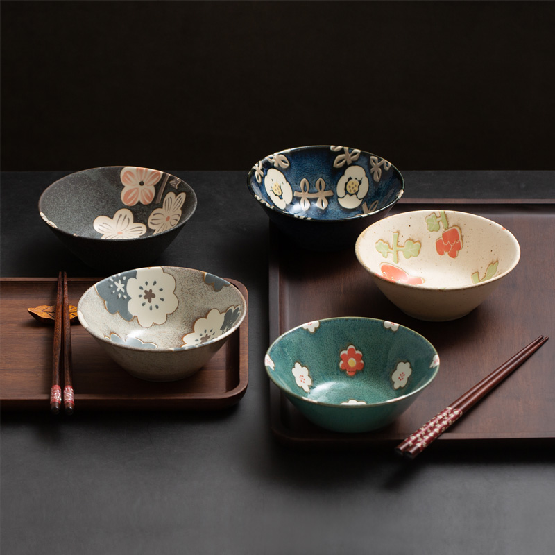 Japanese love Tao AITO Mino ceramics Dishes Japanese Pastoral wind Rice bowl Decor Dinner plate Bowl suitin the Tableware , Tableware , Bowl category - from Buy2taobao.com to provide professional Taobao agent buy service