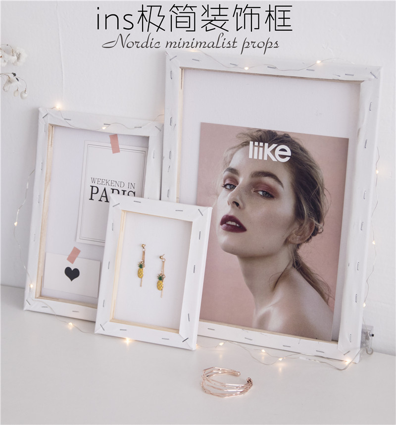 ins拍照道具 装饰油画框背景摄影留言板画板韩风简约木框小道具在类目 家居饰品, 相框/画框中 - 来自Buy2taobao.com提供专业的淘宝代购服务
