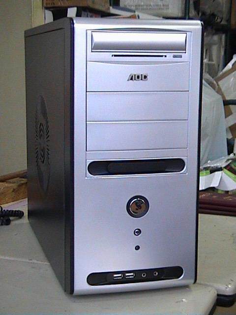 冠捷aoc750s钢板机箱航嘉电源机箱