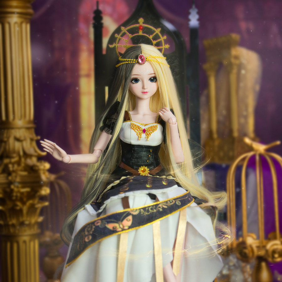 叶罗丽娃娃正品29cm黑香菱孔雀冰公主茉莉齐娜白光莹菲灵仙子玩具