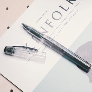 platinum日本白金钢笔ppq200/300/400学生书写透明示范彩墨万年笔日本