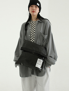 韩国代购 tarpaulin folding square bag