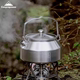 柯曼露营烧水壶SW-1不锈钢茶壶 登山轻量开水壶户外泡茶冲咖啡壶