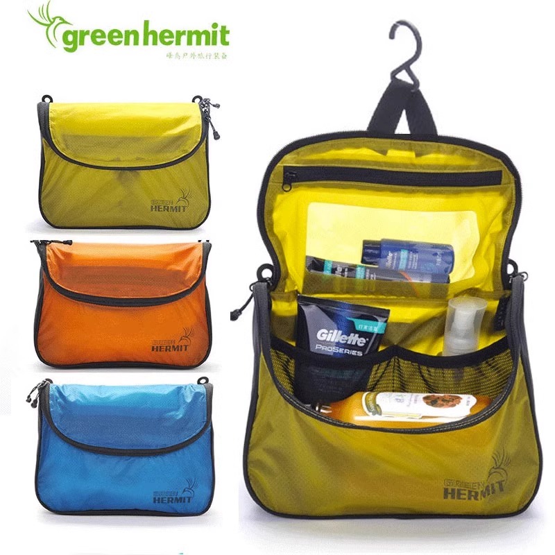 峰鸟greenhermit可挂式多用洗漱包 旅行便携防水化妆包大容量多袋