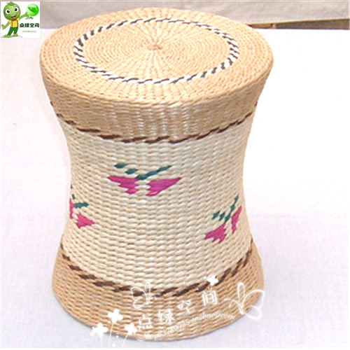 environmental protection Pure handwork Pucao organization Stool Countryside fashion chair Domestic and foreign Drum seat Shoe changing stoolin the Residential furniture , Class Seats , Stools , Low stool category - from Buy2taobao.com to provide professional Taobao agent buy service