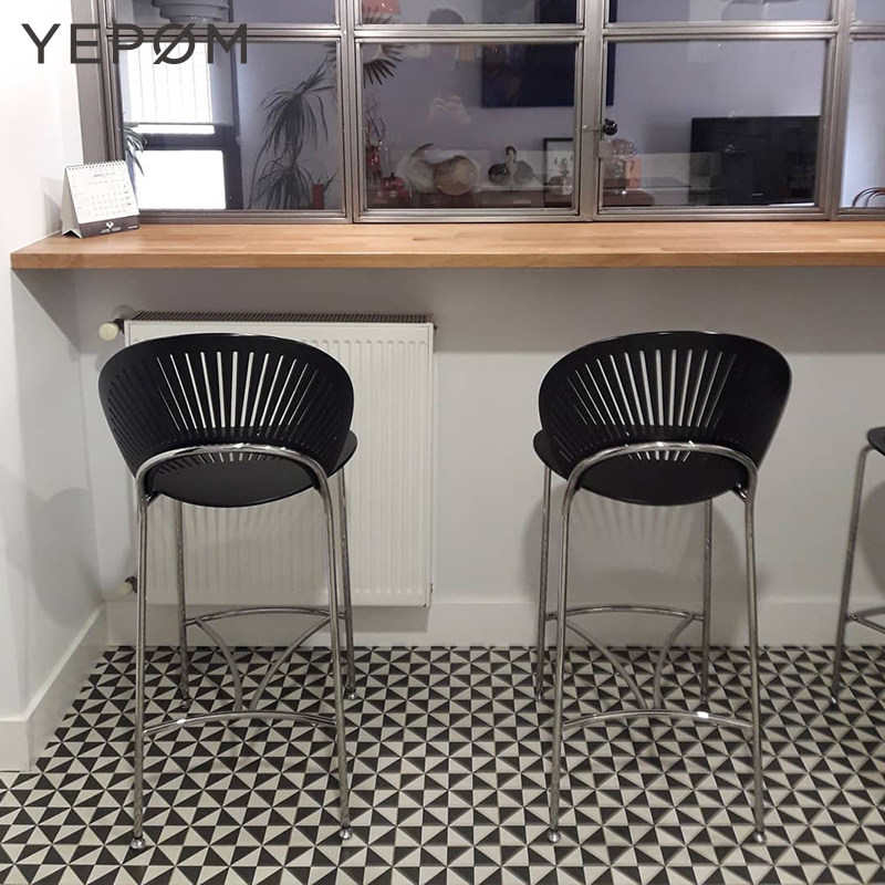 丹麦 fredericia trinidad barstool特立尼达吧台椅高脚孔雀椅子