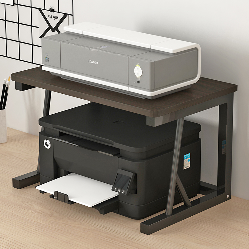 办公室打印机架家用多层复印机架子办公桌主机收纳置物架
