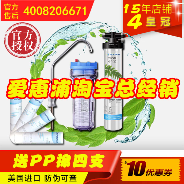 爱惠浦净水器H104 家用直饮厨房自来水滨特尔净水104滤芯24年新款