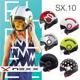 X NEXX SX.10葡萄牙产 半盔3/4Jet盔摩托头盔 红点设计将 配vespa