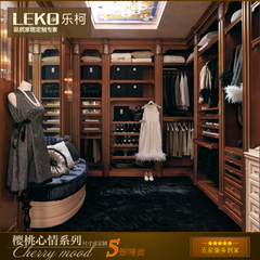 重庆开放式欧式整体衣柜定制 衣帽间定做 实木衣橱订做设计