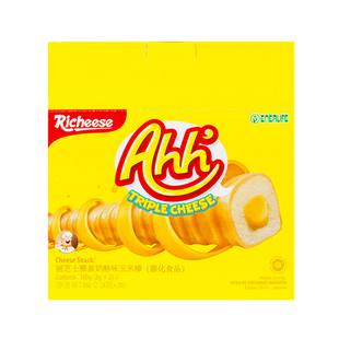 Richeese/丽芝士进口经典雅嘉奶酪芝士玉米棒多口味休闲解馋零食