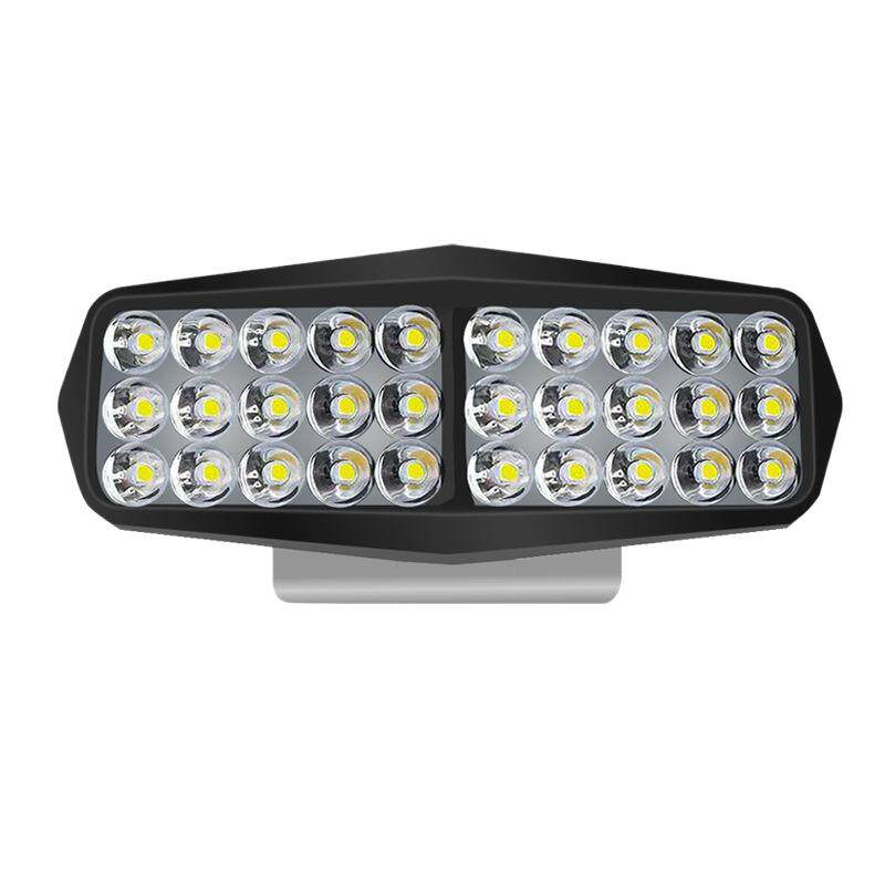 电瓶车电动车灯超亮led大灯前车灯强光外置大灯防水三轮车12v-80v