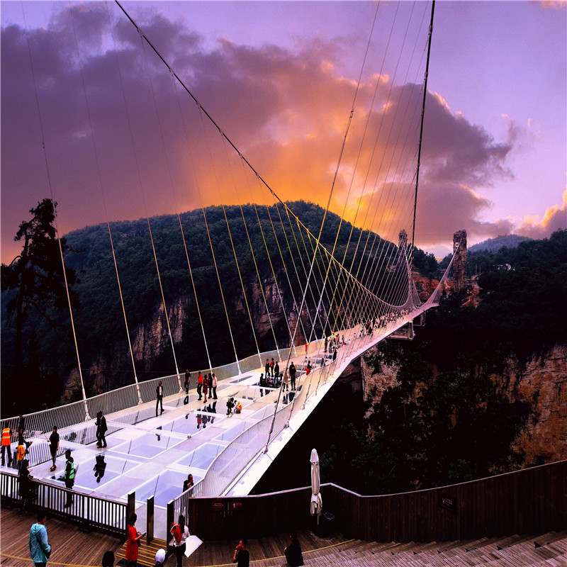 湖南旅游张家界玻璃桥森林公园天门山芙蓉镇凤凰古城4