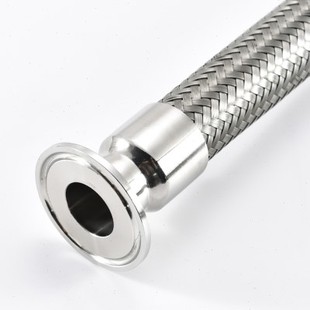 304不锈钢卡盘波纹管 卫生快装化工金属软管卡箍编织管抱箍钢丝管