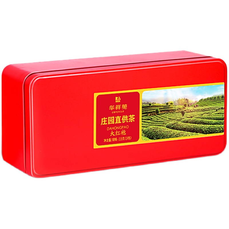 华祥苑茶叶旗舰店庄园直供茶武夷山大红袍茶叶武夷岩茶116g乌龙茶