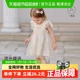 babylove女宝宝连衣裙夏季裙子蝴蝶刺绣纱裙甜美蓬蓬裙飞袖公主裙