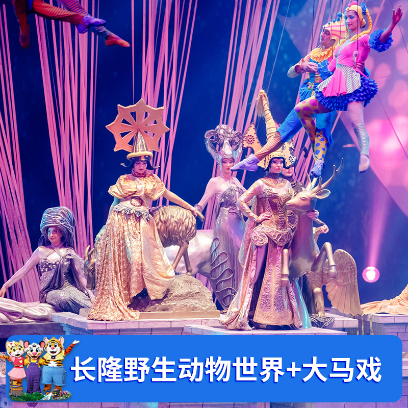广州长隆国际大马戏团单门票 长隆野生动物世界园单门票1日套票gd