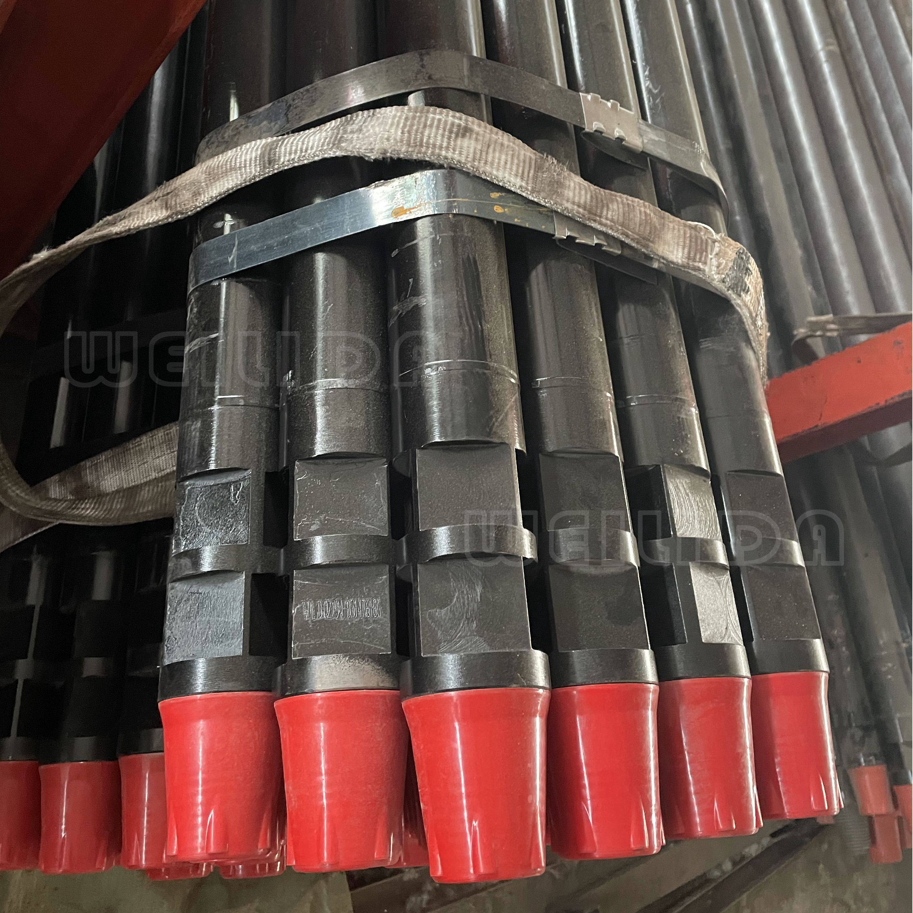 76钻杆 潜孔钻机上用的配件 6个壁厚 长度可选 厂家发货