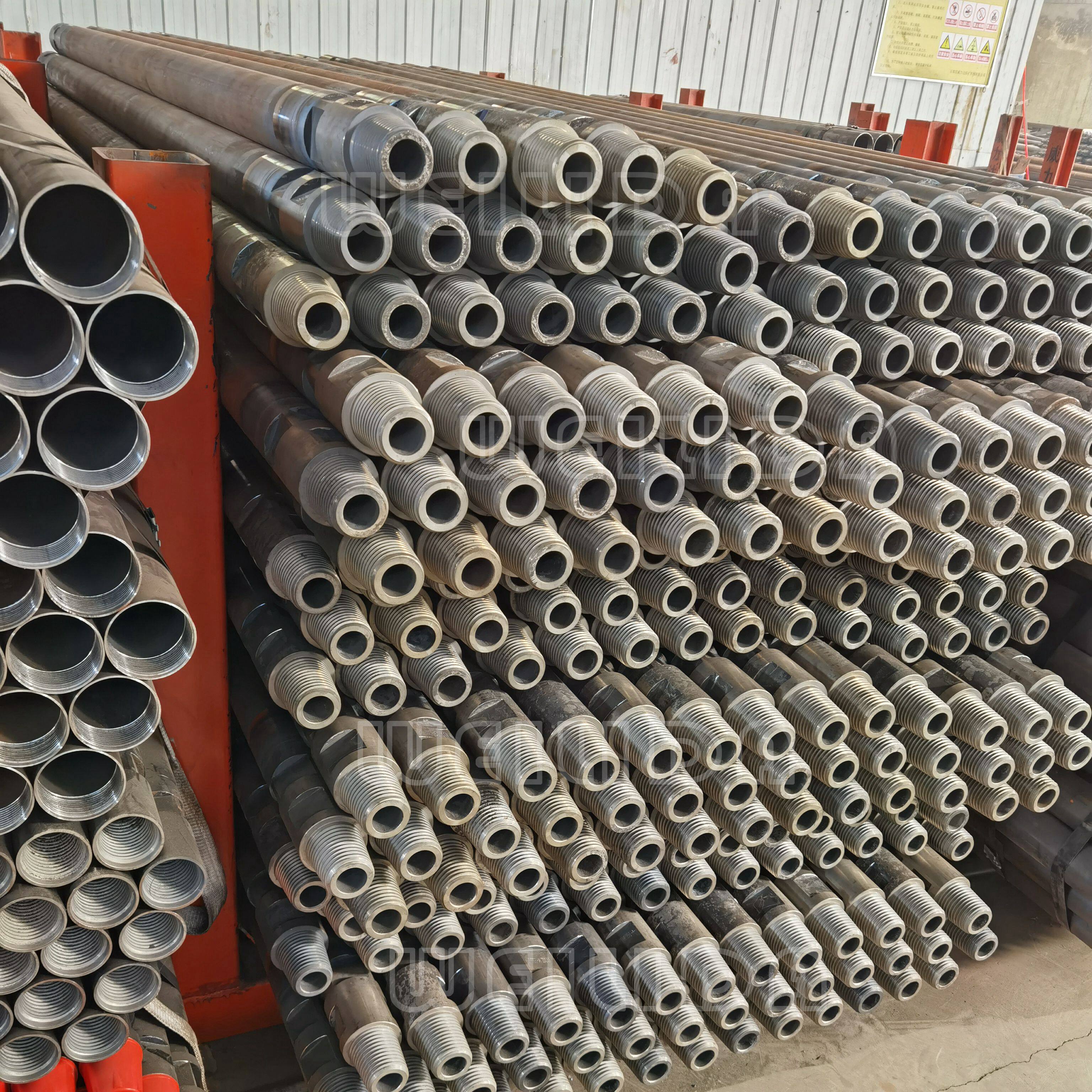 89水井钻杆 潜孔钻杆 9个壁厚 6米长 河北厂家发货