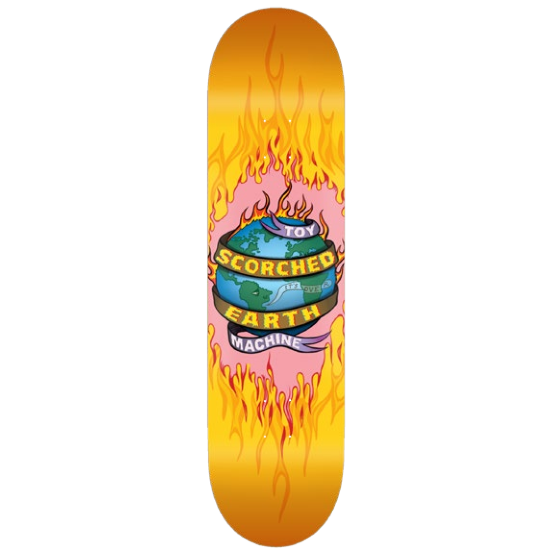 toymachine 进口滑板板面 tm 8.0 scorched earth