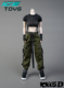 1/6兵人模型女包胶素体bjd6分娃衣IC1005战术装特战服机能工装裤