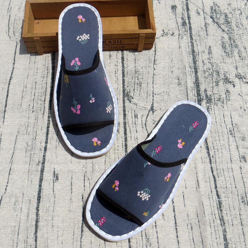 布拖鞋牛筋底男