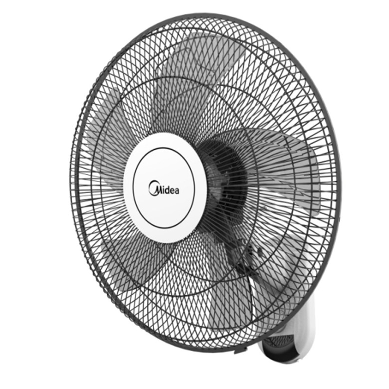 美的电风扇壁扇fwa40ya墙壁挂扇静音摇头fw40-11ar工业商用挂壁式