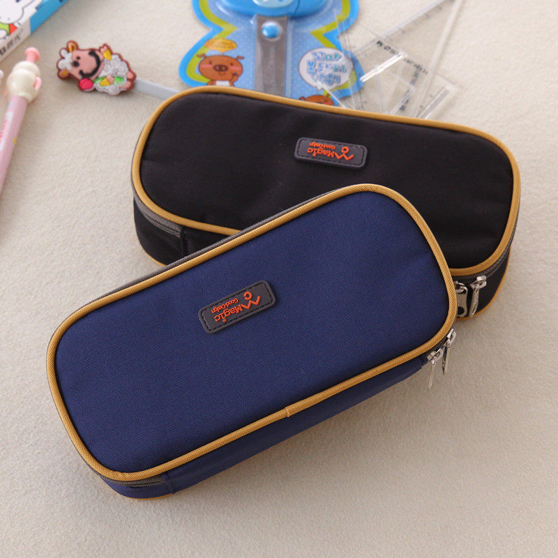 牛津布耐磨铅笔盒 男女生学习用品——九号仓库日韩文具家居