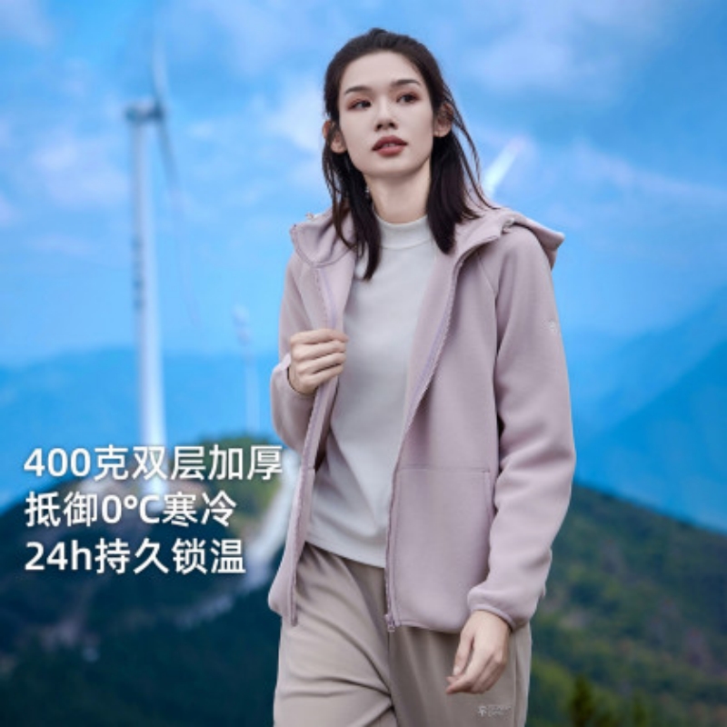 拓路者400g摇粒绒外套女2024