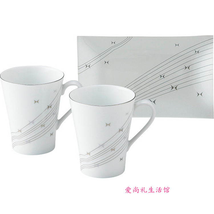 日本进口 森英惠HANAE MORI 陶瓷马克杯水杯点心碟餐具套装礼盒|msdalam kategori pinggan mangkuk, pinggan mangkuk, Pinggan mangkuk porselin saman - dari Buy2taobao.com untuk memberikan perkhidmatan ejen Taobao profesional membeli