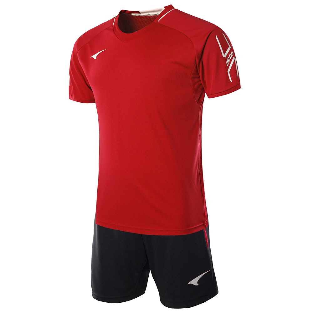 团购包邮新款锐克短袖足球比赛服光板组队队服球衣s05104现货