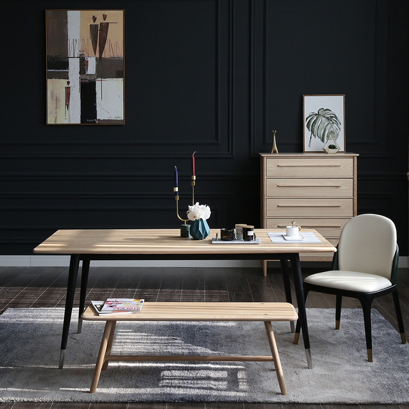 Vemma Northern Europe Simplicity 1.8 rice /2 Komehara Walnut solid wood Elongated Restaurant table modern Simplicity dining tablein the Residential furniture , Tables , Dining table category - from Buy2taobao.com to provide professional Taobao agent buy service