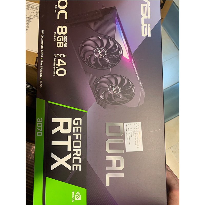 华硕rog rtx3070猛禽超频版/tuf3070/dual3070 游戏显卡 少量现货