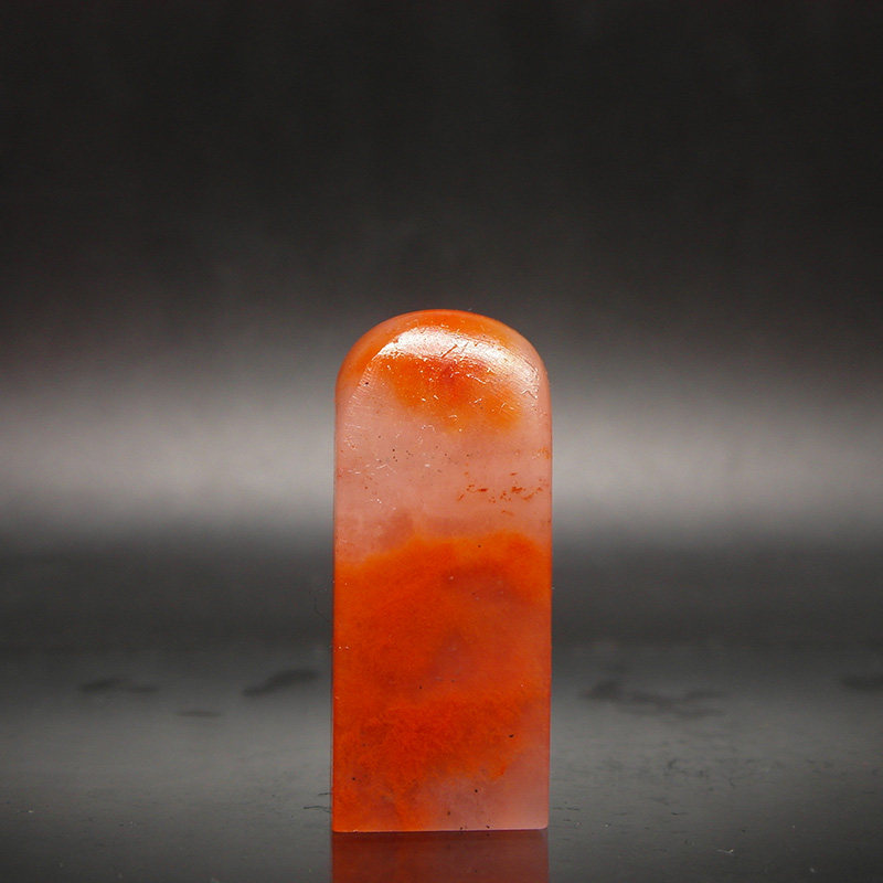 2淘宝新品22-26mm天然印石章料产地巴林石红花冻印章篆刻章石料已售1