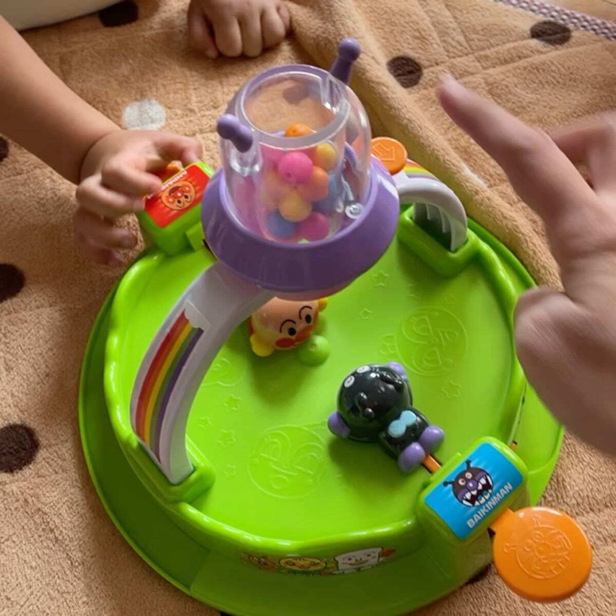 现货日本原装面包超人吃球机比赛亲子互动儿童趣味益智玩具3岁起