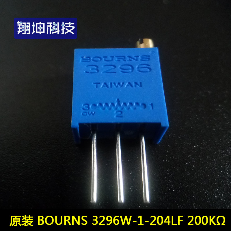 电位器 精密可调电阻 3296w bourns 欧姆 200k 200k 3296w-1-204lf
