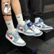 Jordan Air Jordan 1 aj1蓝白女款低帮复古运动篮球鞋DC0774-164