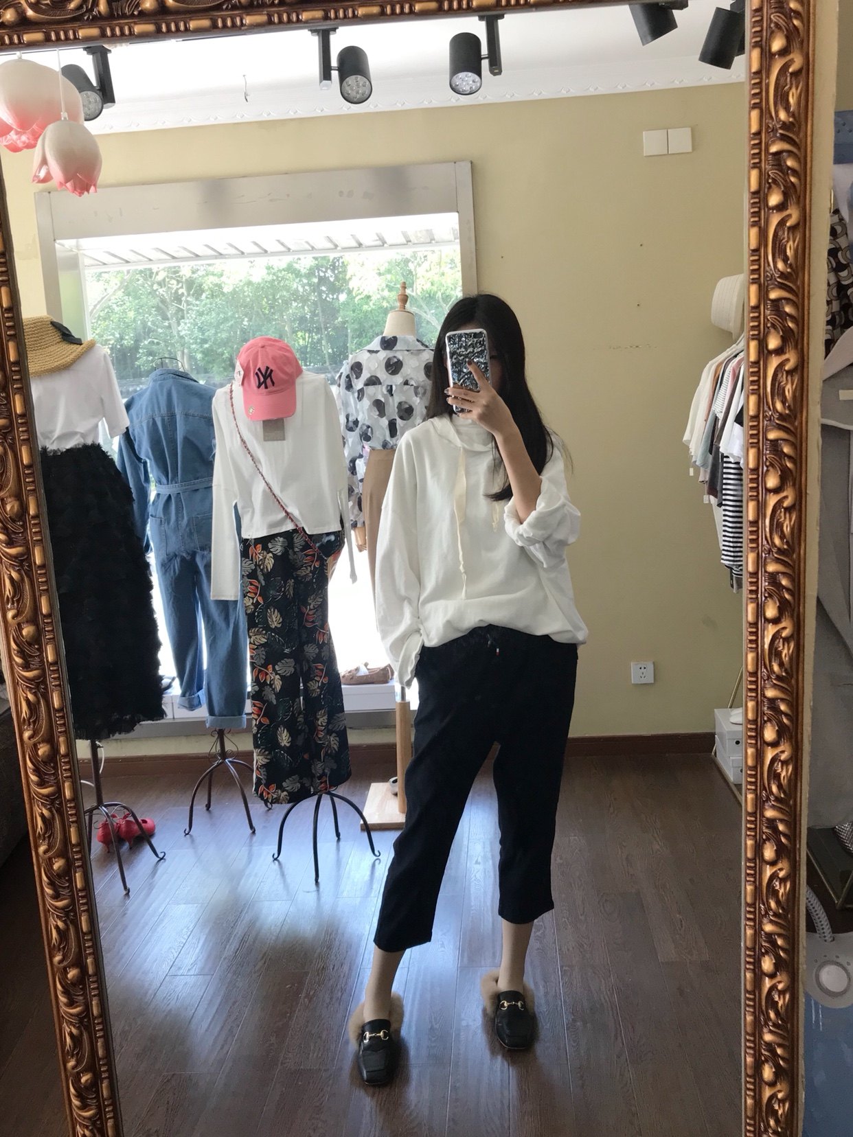 服装店镜子全身落地显瘦穿衣镜防爆大镜子定做婚纱拍照专用镜面优惠券