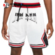 耐克Nike JORDAN男子篮球训练速干梭织透气五分短裤FD5958-100