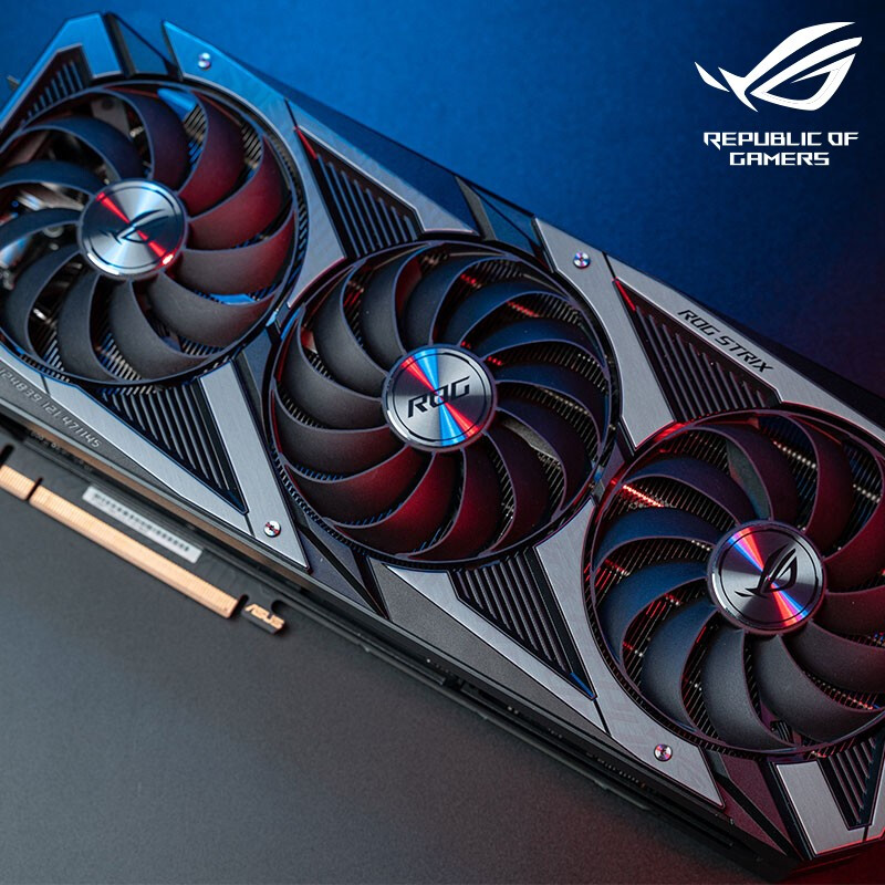 华硕rog猛禽 rtx3090显卡 o24g gaming 电脑台式机主机电竞游戏
