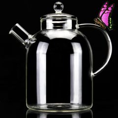 电陶炉明火耐热玻璃茶壶大容量烧水壶加热煮茶壶凉水壶过滤泡茶壶