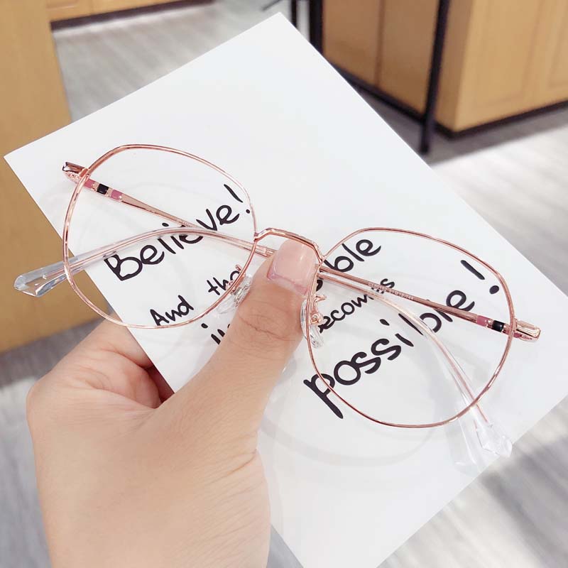 近视眼镜女韩版潮网红眼镜框配平光镜护眼睛素颜防辐射防蓝光