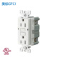UL美标漏电保护GFCI插座美规美式防水故障保护125V台湾电源插座白