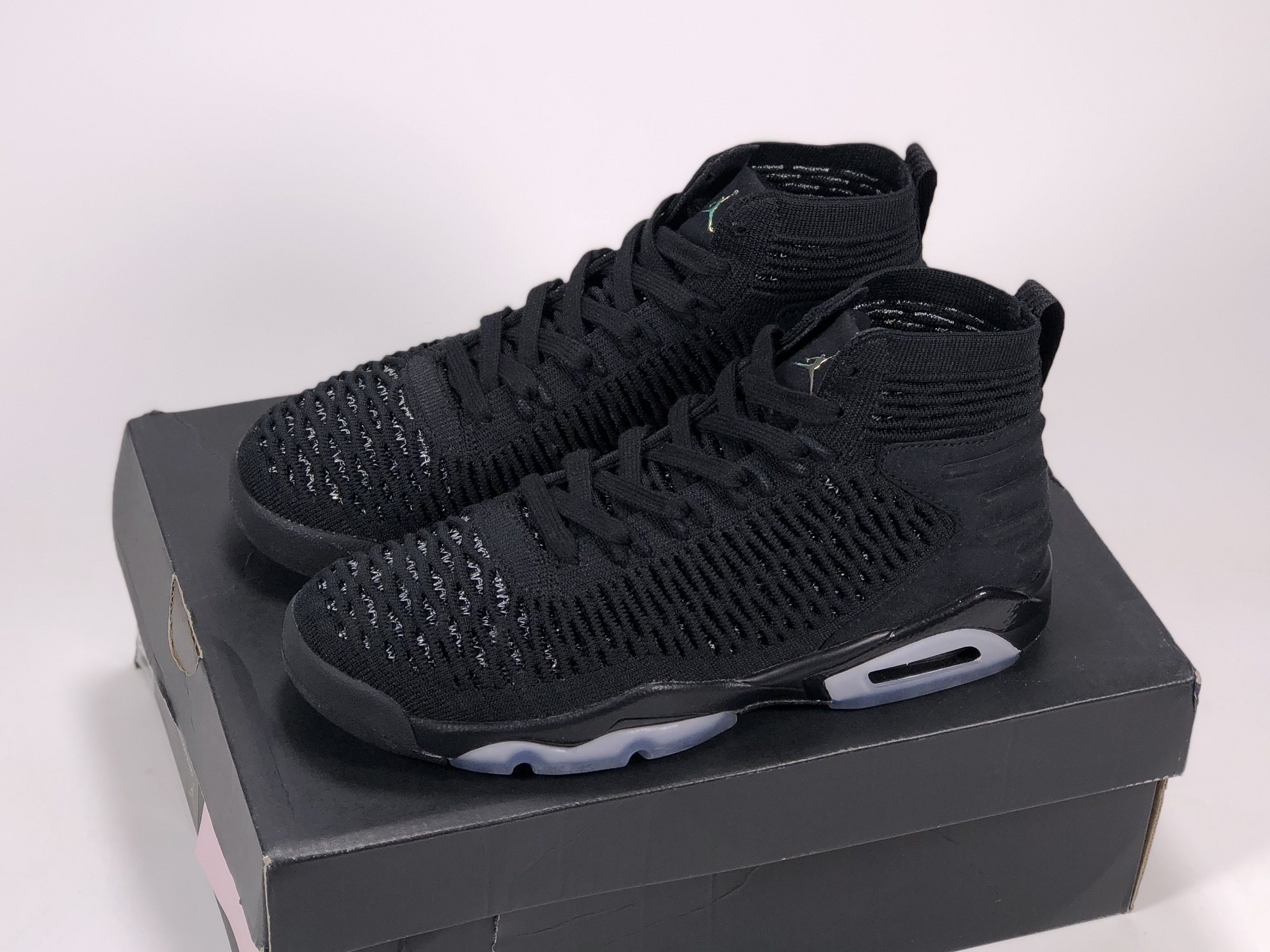 jordan flyknit elevation 23 gs 简版aj6 女子运动鞋 ao1538-010