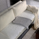 韩国高档客厅沙发垫子四季通用纯棉北欧简约防滑坐垫罩轻奢纯色皮