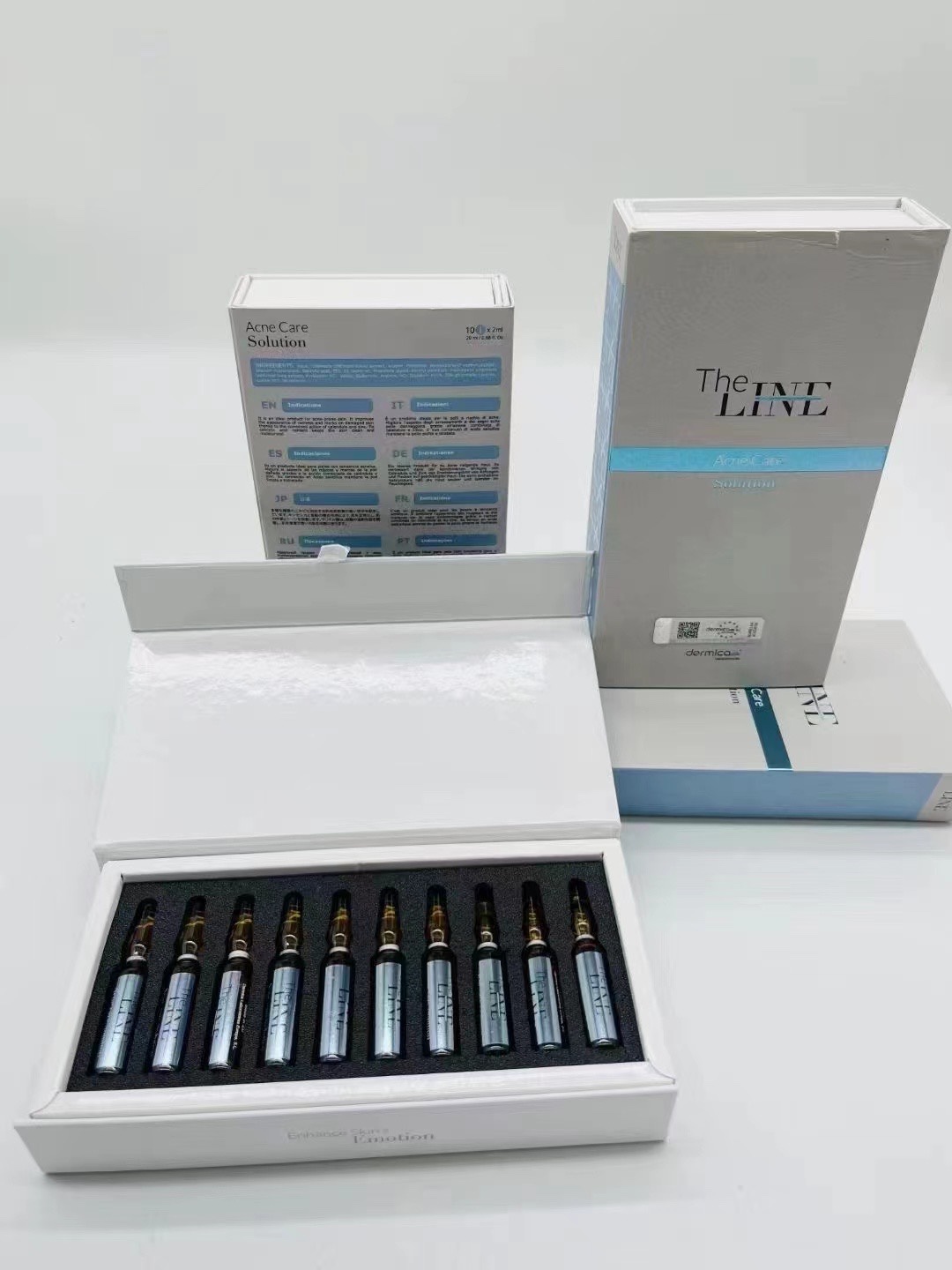 欧版达美伽祛痘印痘坑精华液新包装